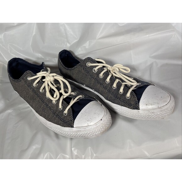 Converse Chuck Taylor All Star Ox Blue Low Canvas Sneakers (Men 12, Women 14) - Picture 3 of 7